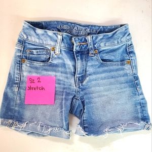 Abercrombie Jean Shorts sz 2